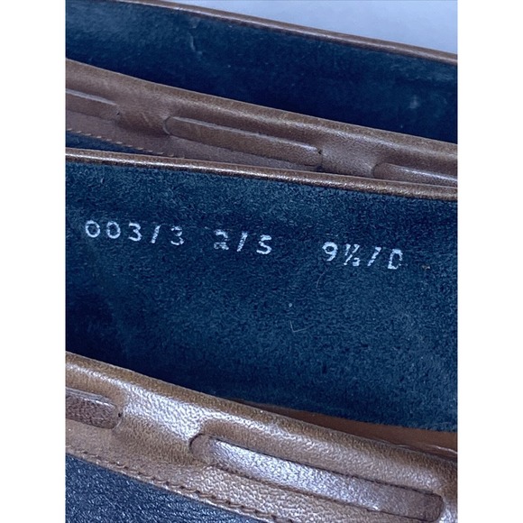 Salvatore Ferragamo Kiltie Loafer Black Fringe Tassel Leather Round Toe Sz 9.5 - Picture 7 of 10